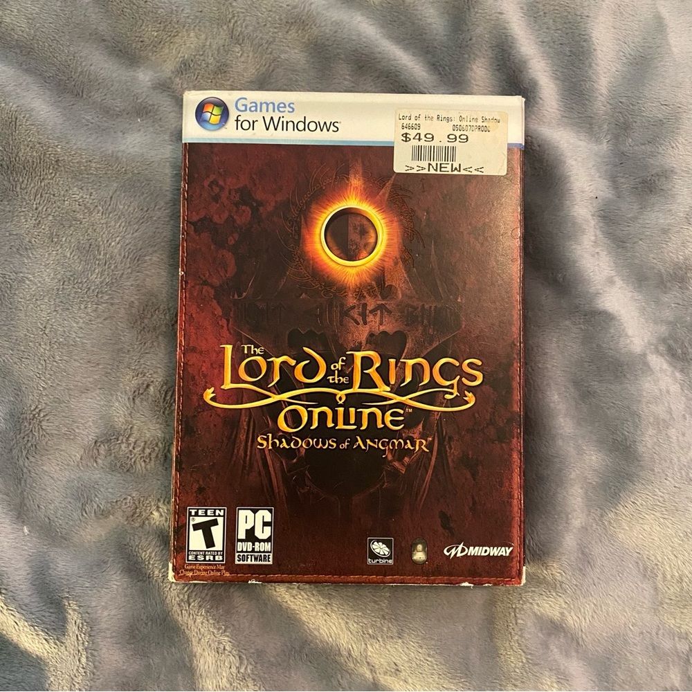 Lord of the Rings Online - Shadows of Angmar NIB Windows Game